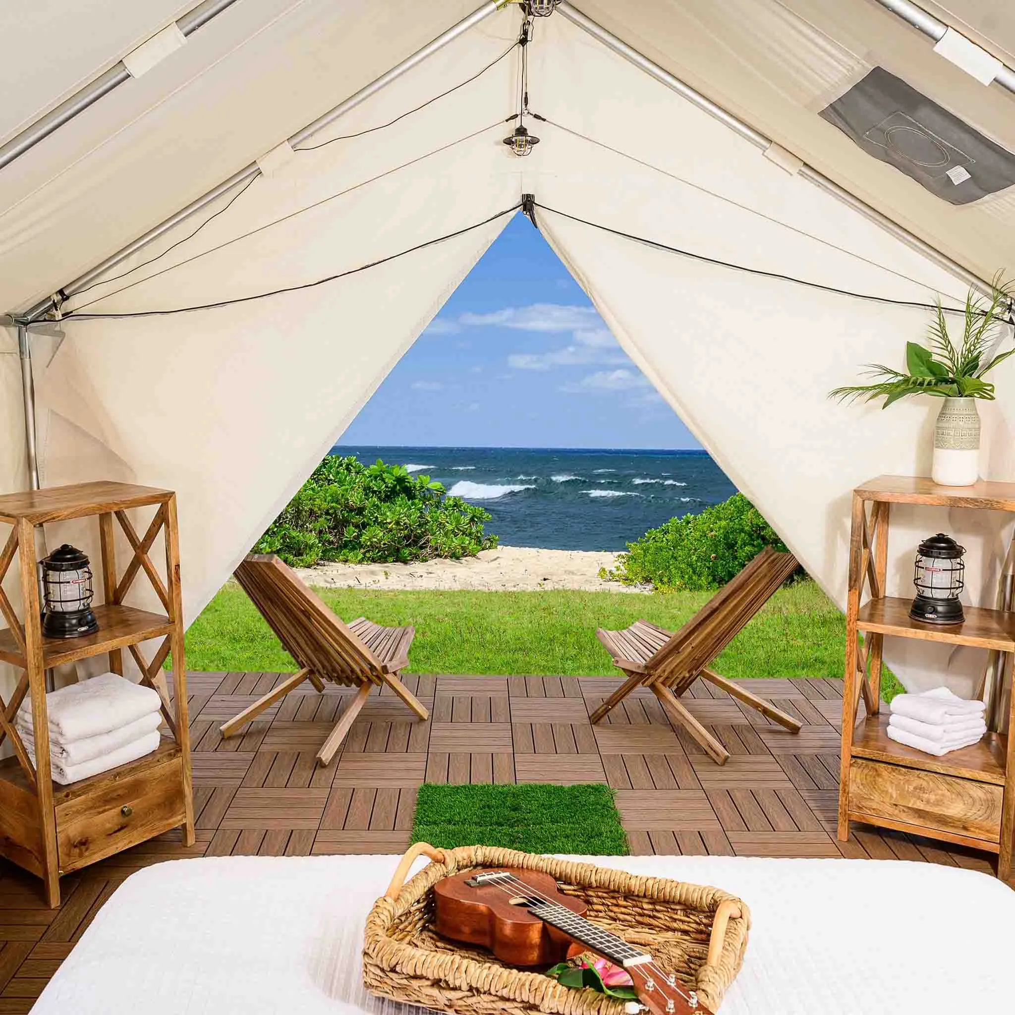 ALPHA 14'x16' CANVAS WALL TENT