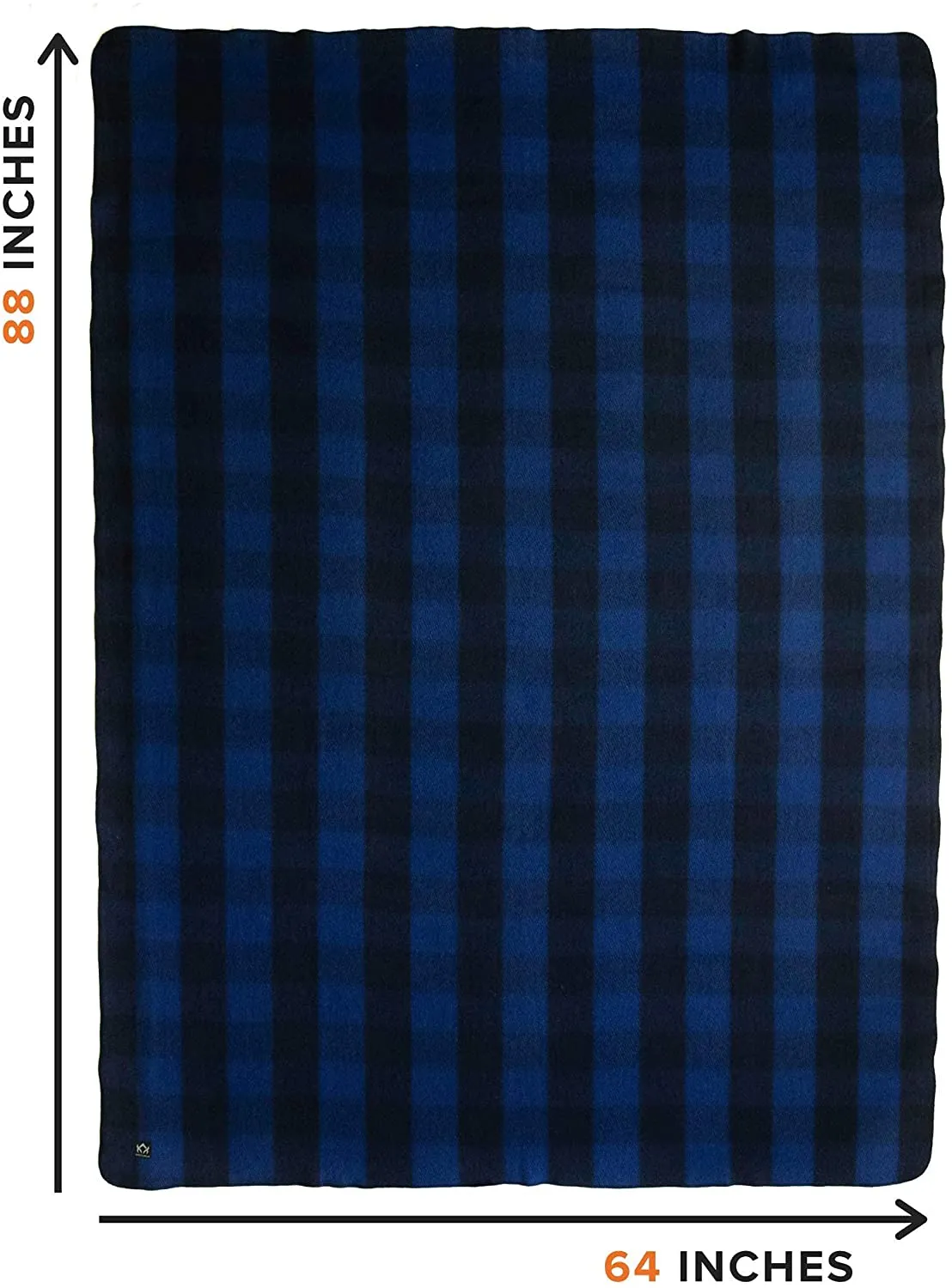 Arcturus Buffalo Plaid Wool Blankets - 4.5Lbs Warm, Heavy, Washable, Large | Great for Camping, Outdoors, Sporting Events, or Survival & Emergency Kits