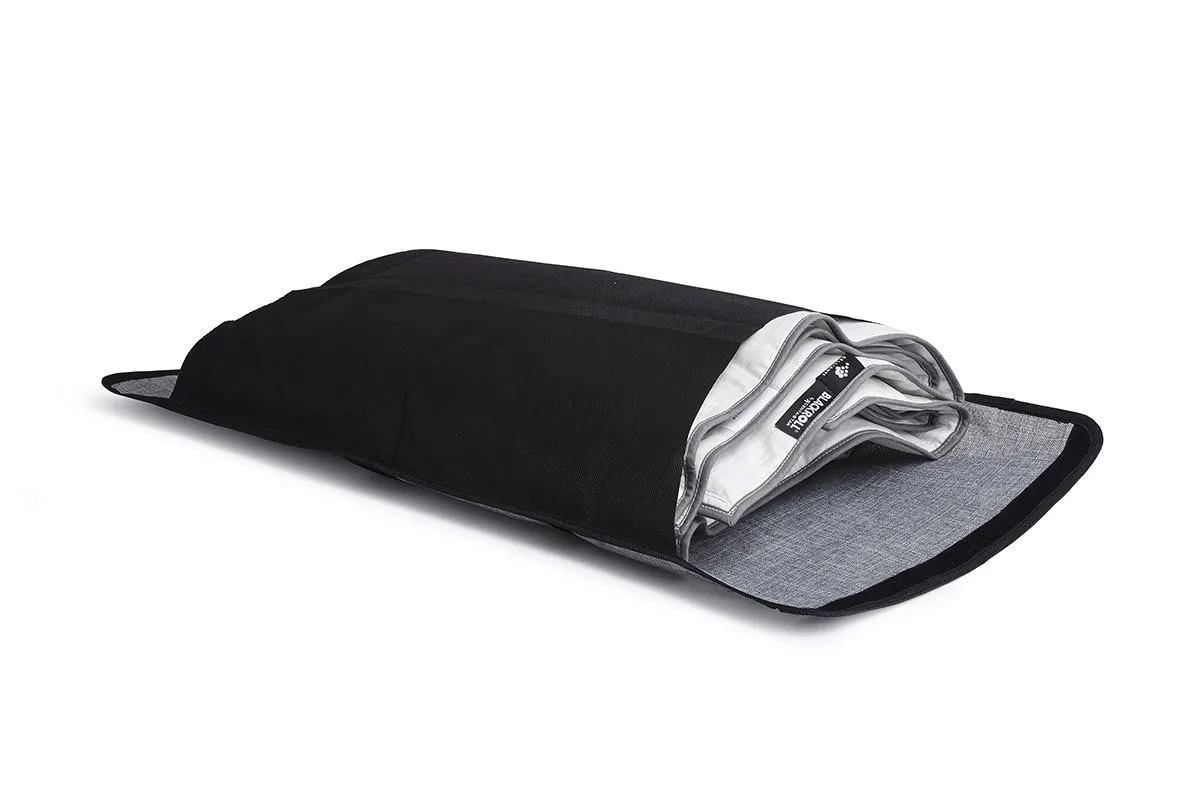 BLACKROLL - Ultralite Recovery Blanket, Soft, Breathable, and Lightweight, Compact Sleeping Quilt for Outdoors, Hiking, Camping, and Bug Out Bag, Promotes Faster Recovery, Included Travel Bag for Easy Storing, Light Grey