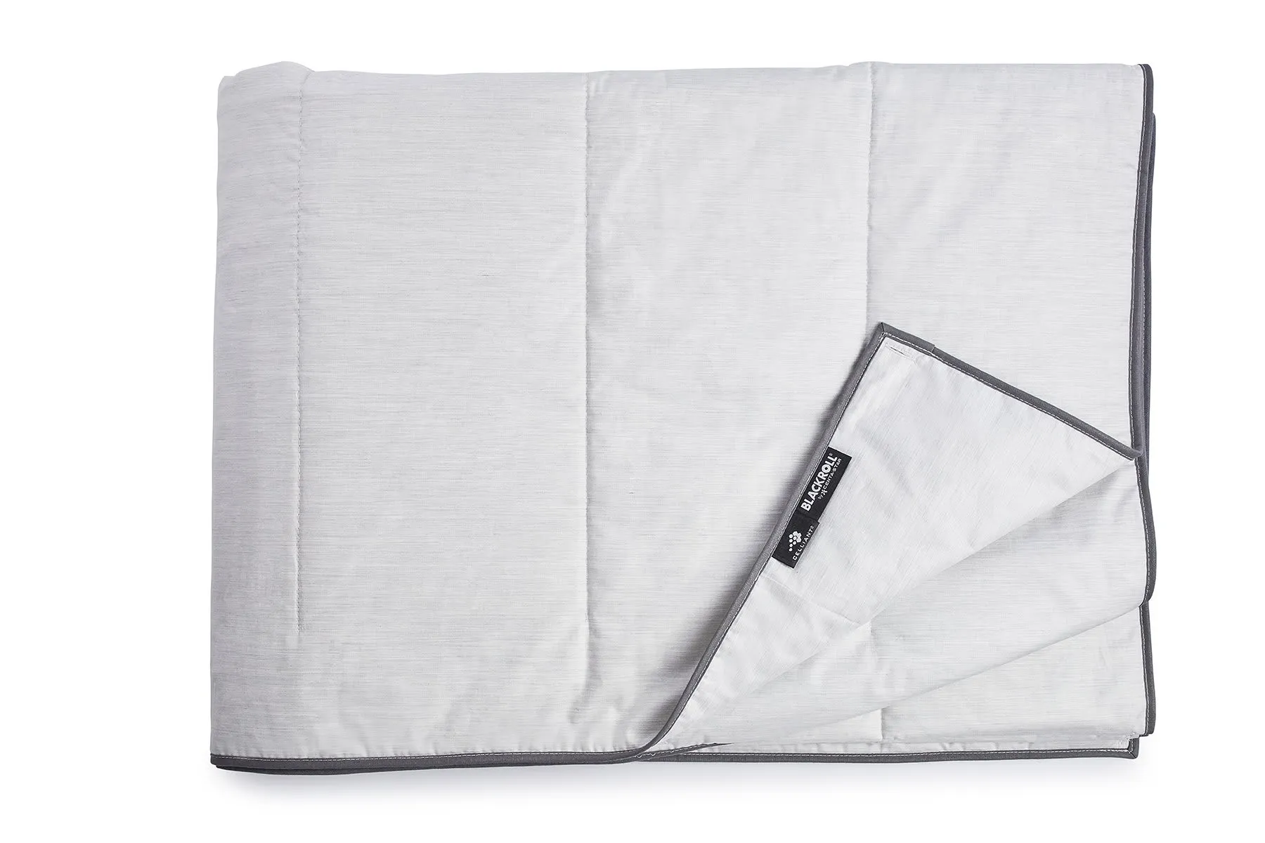 BLACKROLL - Ultralite Recovery Blanket, Soft, Breathable, and Lightweight, Compact Sleeping Quilt for Outdoors, Hiking, Camping, and Bug Out Bag, Promotes Faster Recovery, Included Travel Bag for Easy Storing, Light Grey