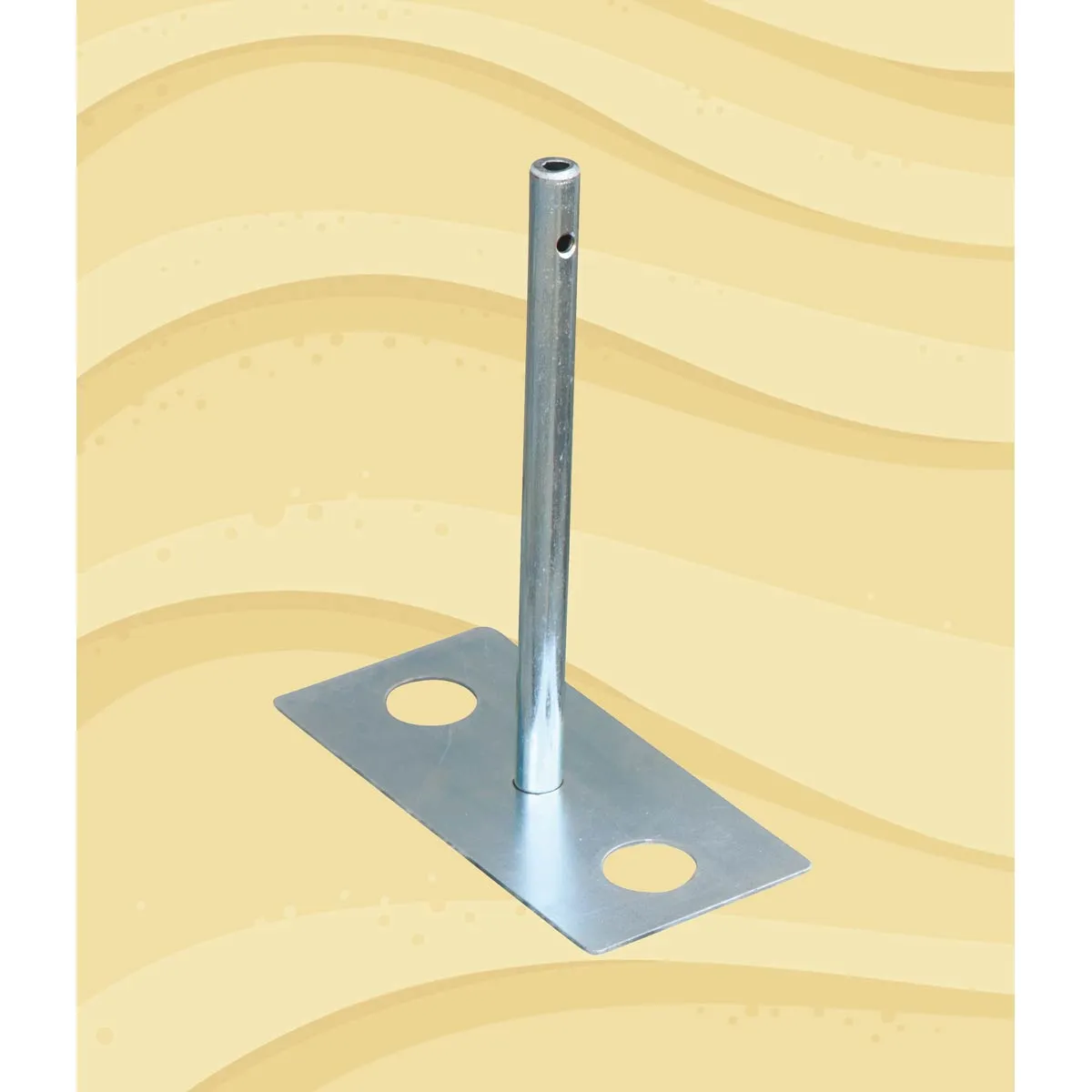 Bo-Camp Windbreak Peg with Plate 30cm (4 Pieces)