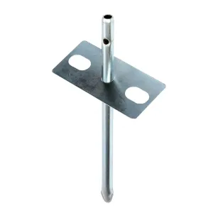 Bo-Camp Windbreak Peg with Plate 30cm (4 Pieces)