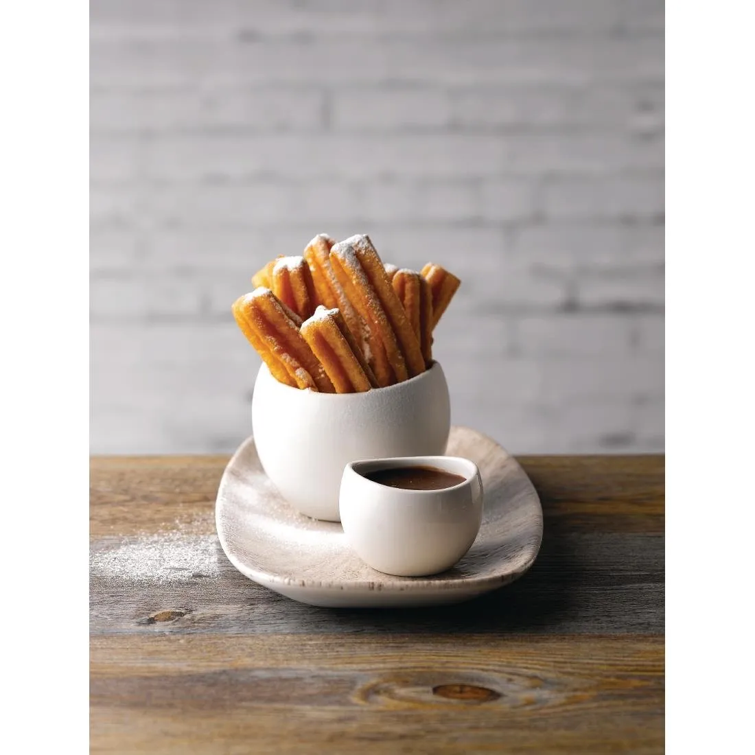 Churchill Bulb Dip Pots White 70ml (Pack of 6) - DY125