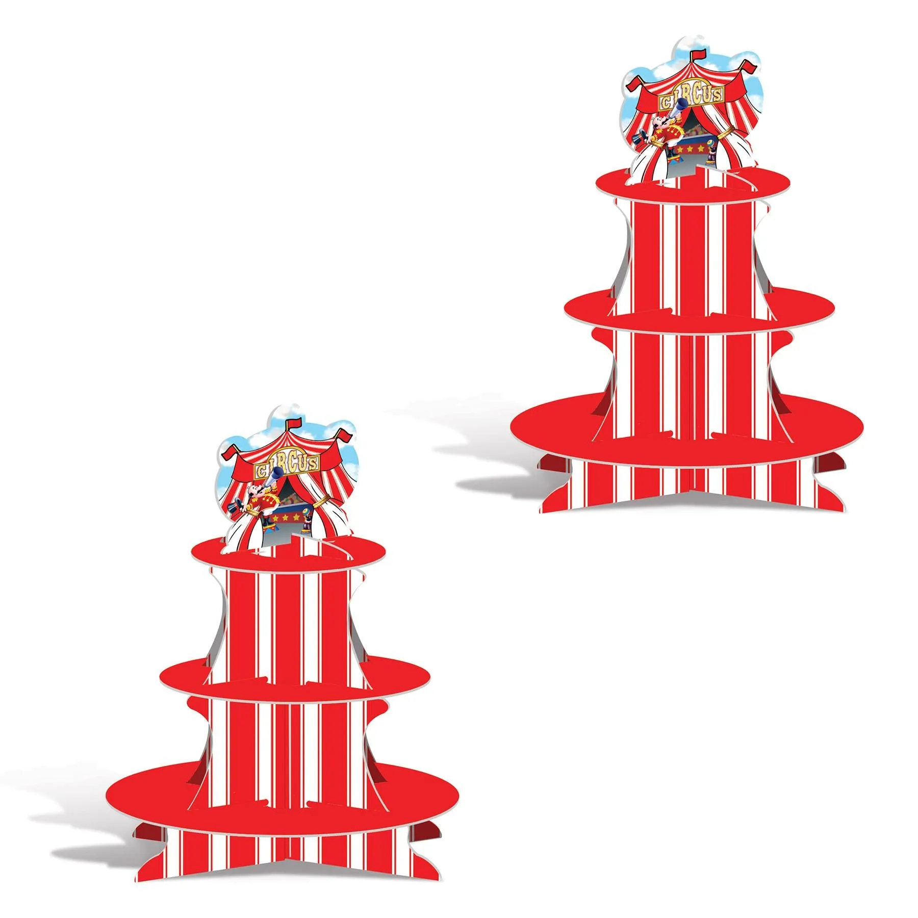 Circus Tent Party Cupcake Stand