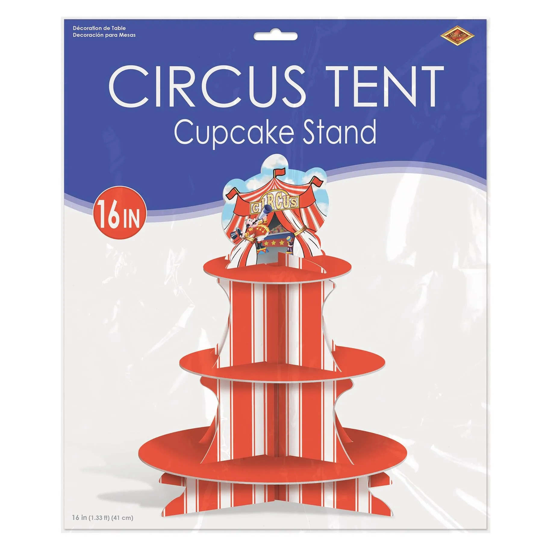 Circus Tent Party Cupcake Stand