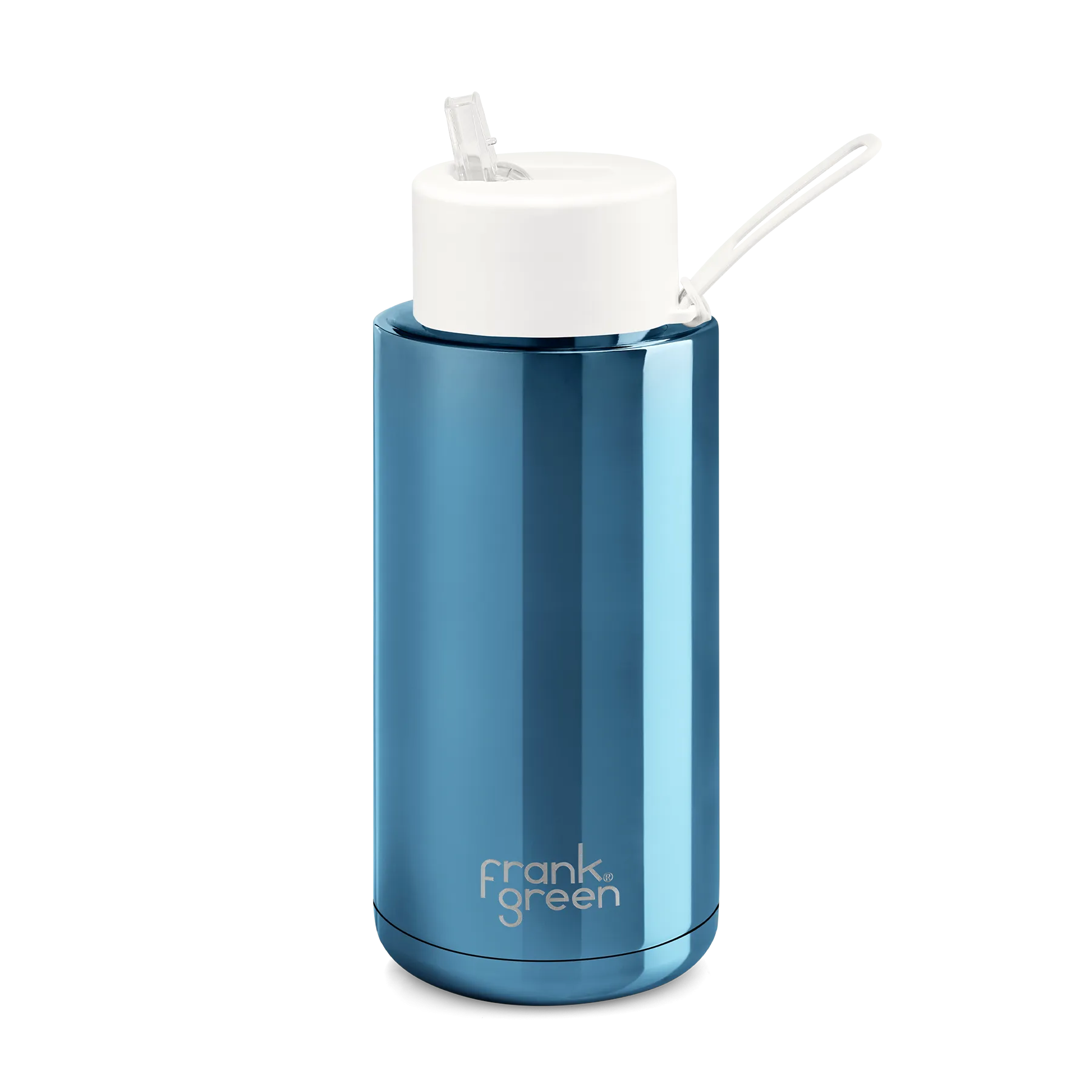 Frank Green Drink Bottle 1L - Blue/Cloud
