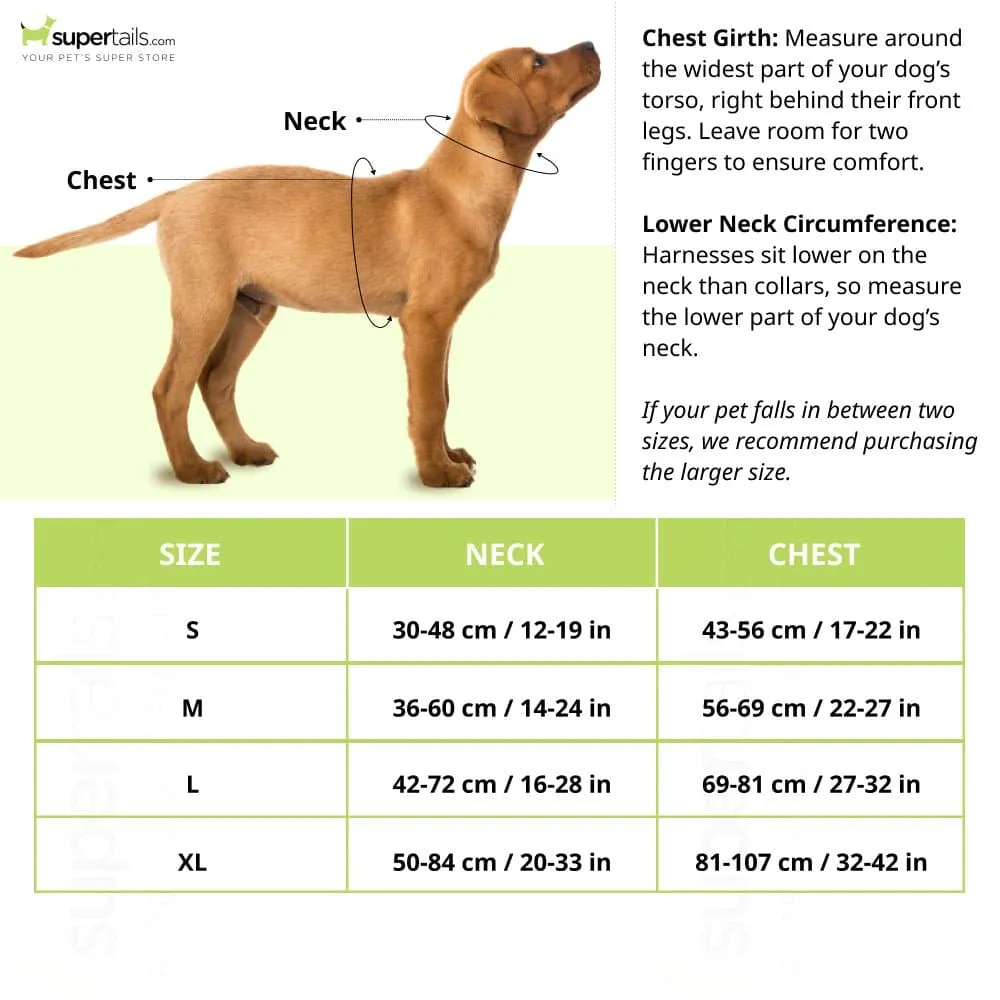 Hank 3M Reflective Harness for Puller Dogs (Grey/Black)