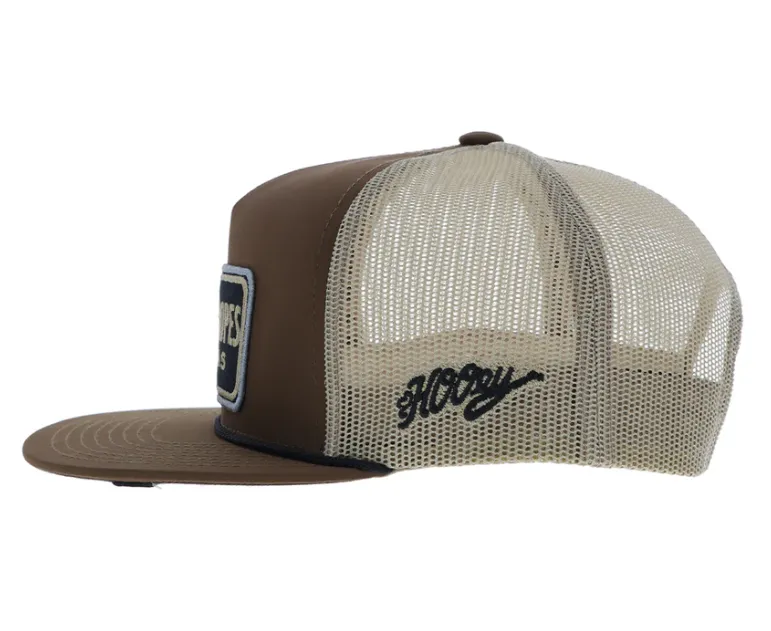 Hooey Cactus Ropes Brown & Tan Trucker Snapback Hat CR094
