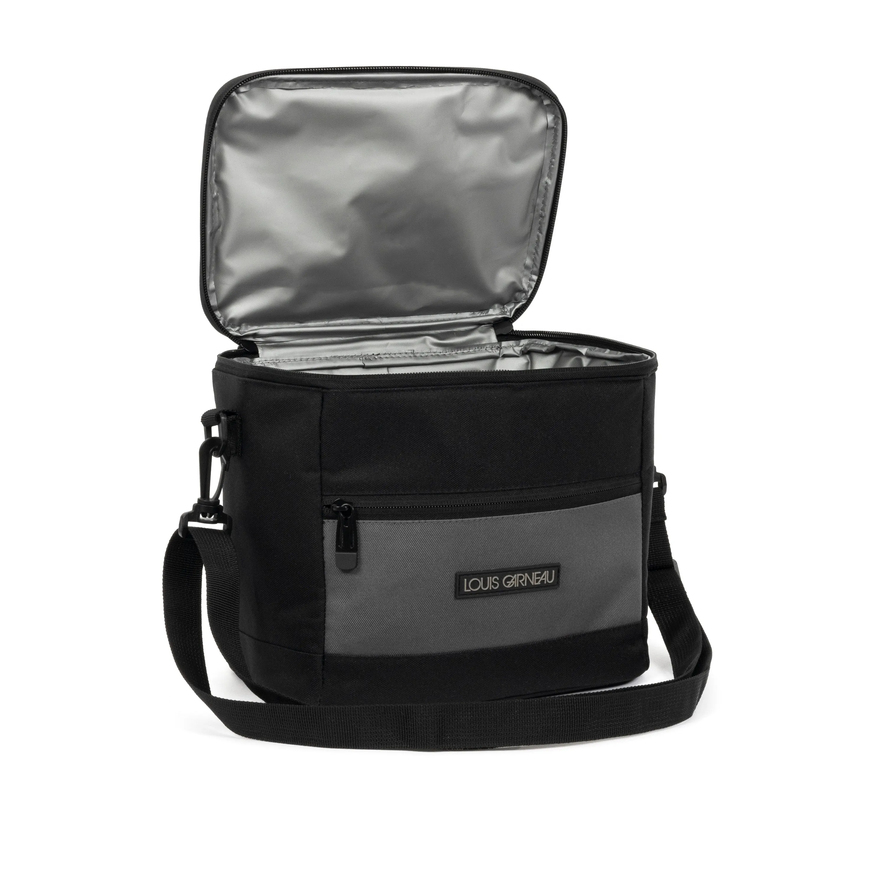 LOUIS GARNEAU | BLACK AND GREY LUNCH BAG