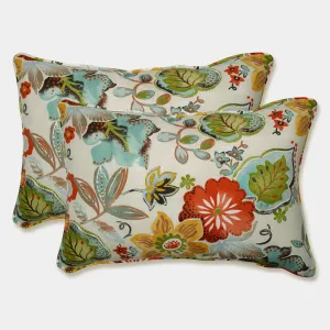 Outdoor/Indoor Alatriste Ivory Over-sized Rectangular Throw Pillow (Set of 2)