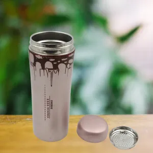 Stainless Steel Water Bottle, Leak Proof, Rust Proof, Hot & Cold Drinks, Gym Sipper BPA Free Food Grade Quality, Steel fridge Bottle For office / Gym / School 350Ml