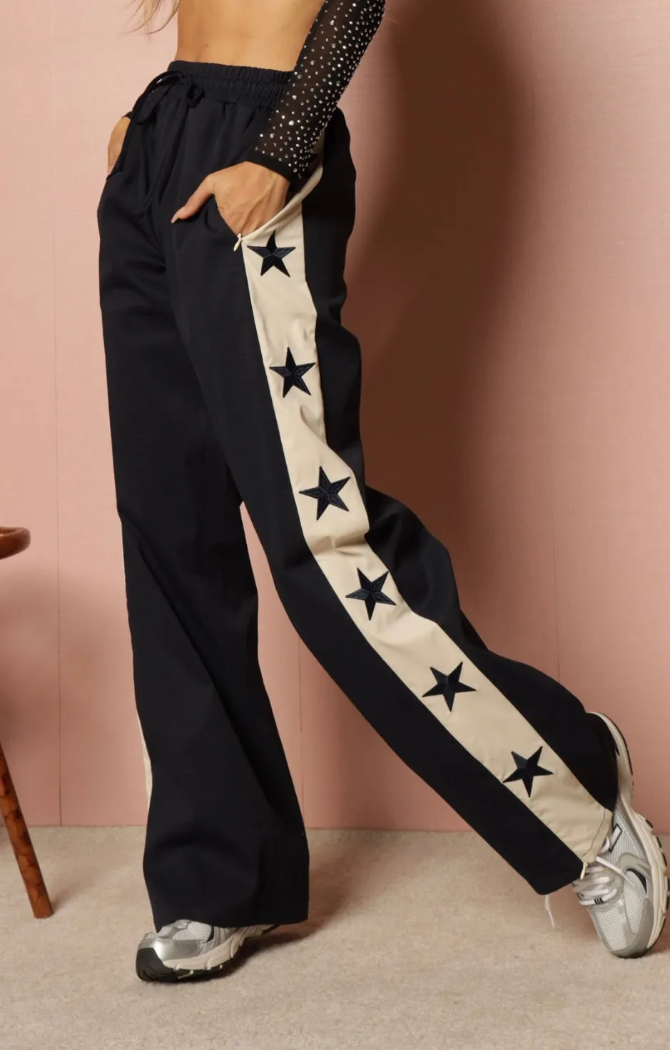 Star Side Comfy Pants (Rose or Deep Green )