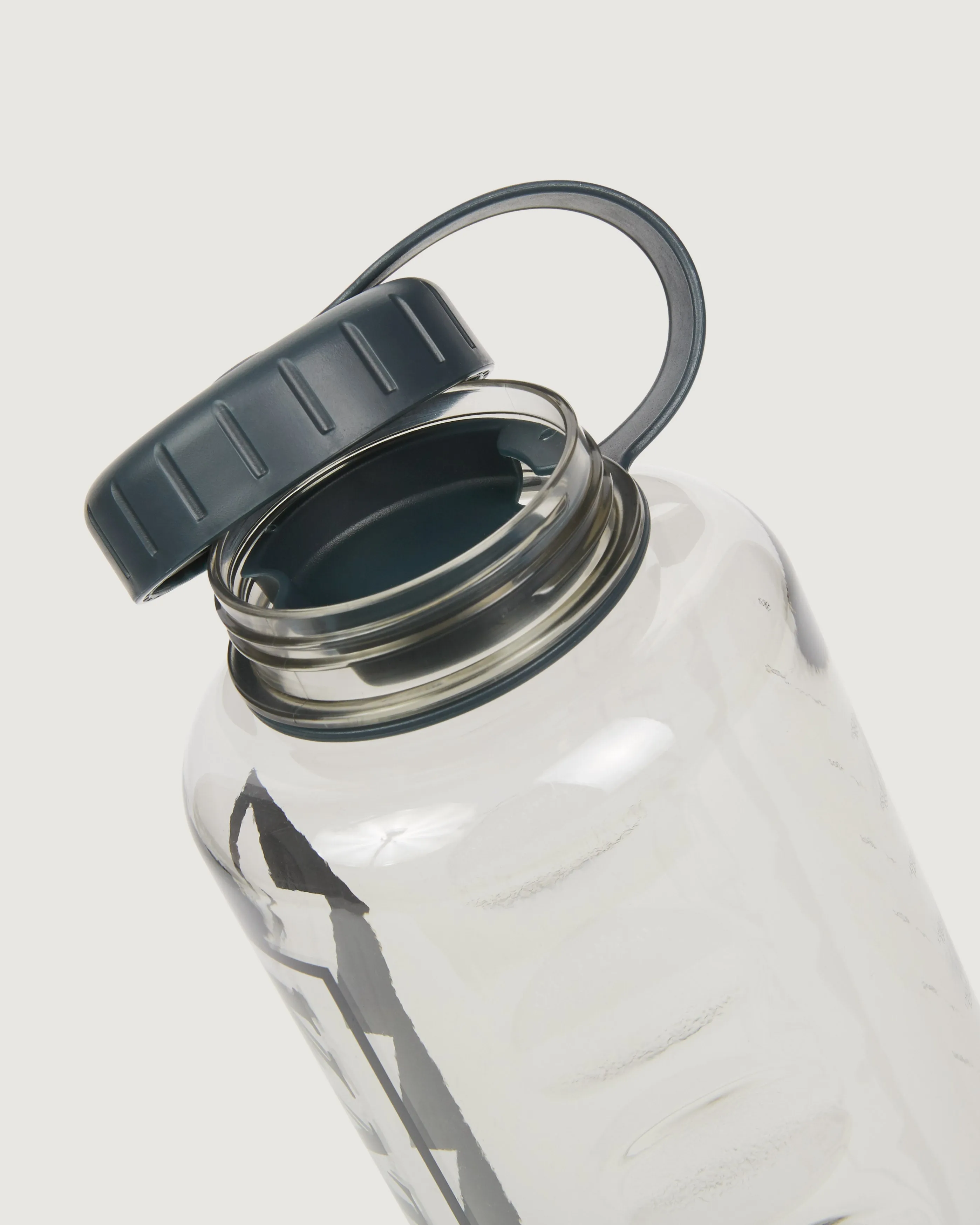 Tritan Wide Mouth Water Bottle - 1.8L - Smokey Clear