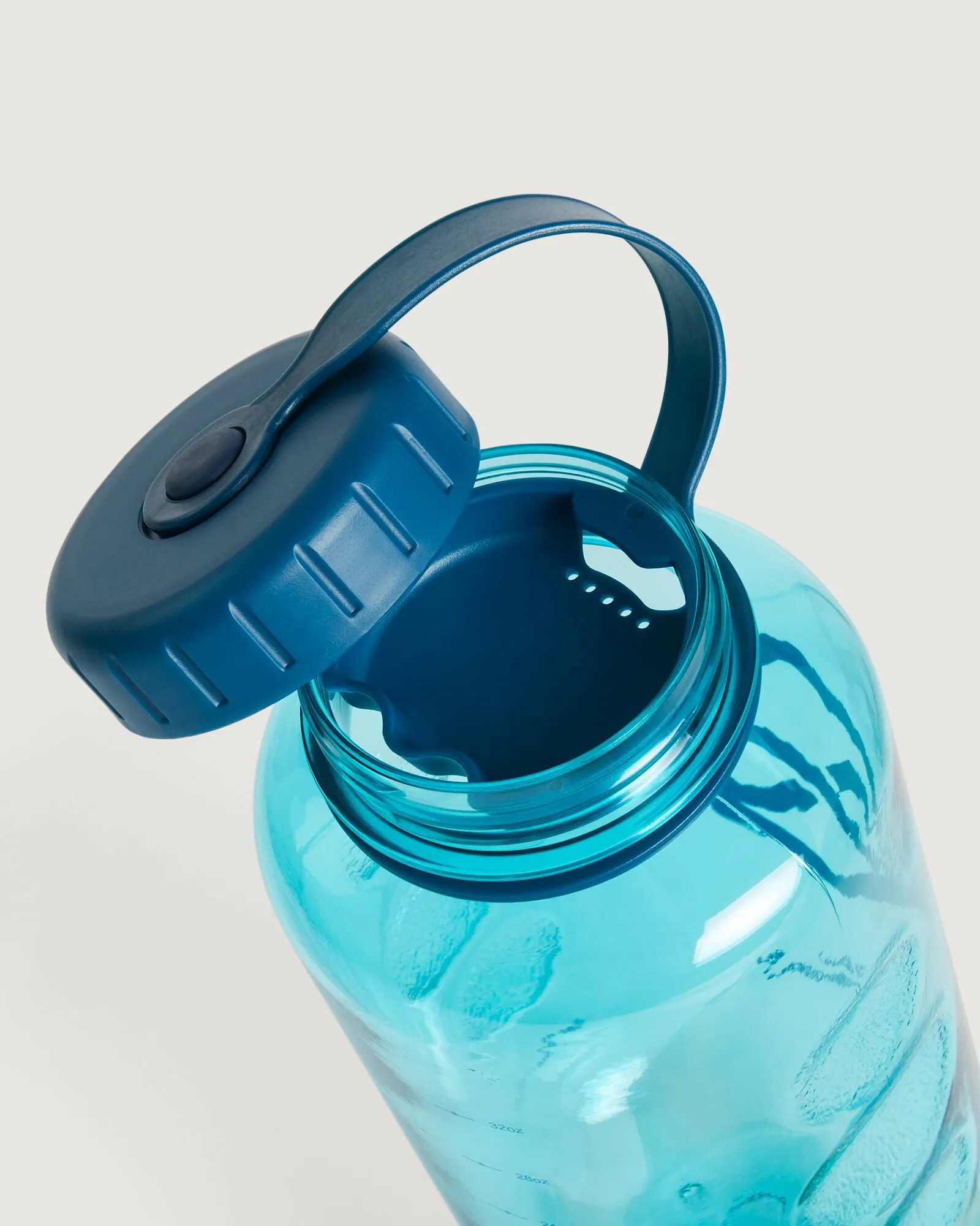 Tritan Wide Mouth Water Bottle - 1L - Steel Blue