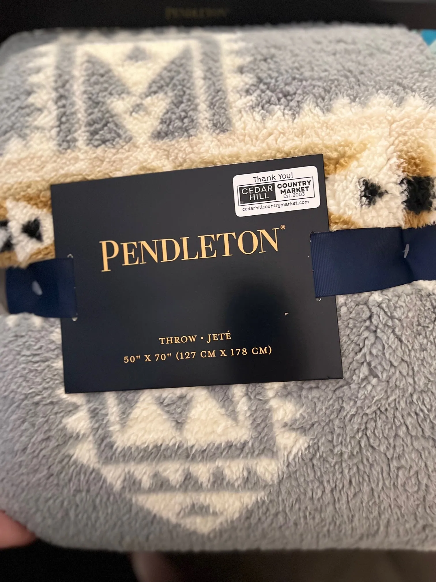 Western Aztec - Pendleton Blankets 50" X 70" Sherpa Blankets