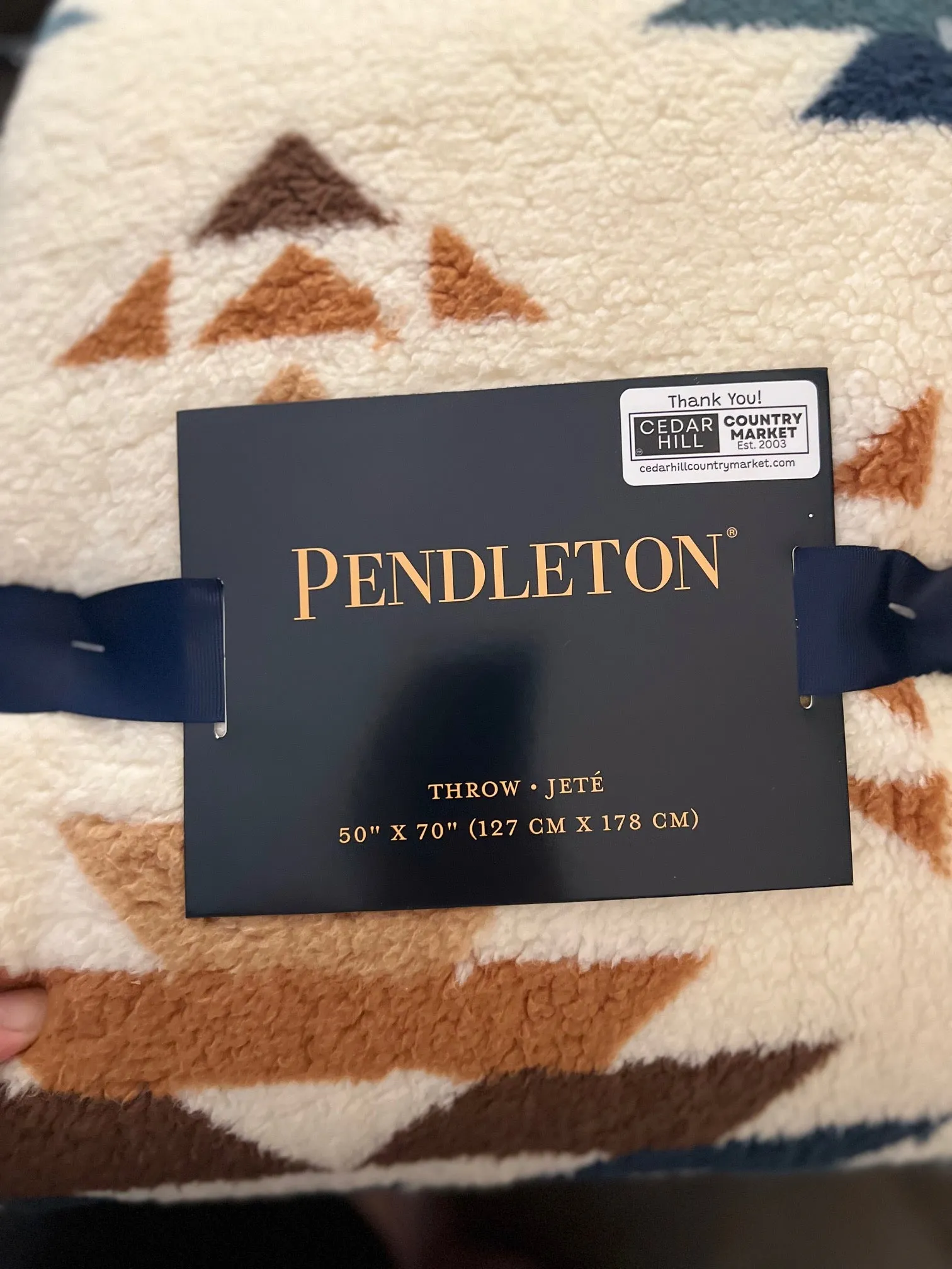 Western Aztec - Pendleton Blankets 50" X 70" Sherpa Blankets