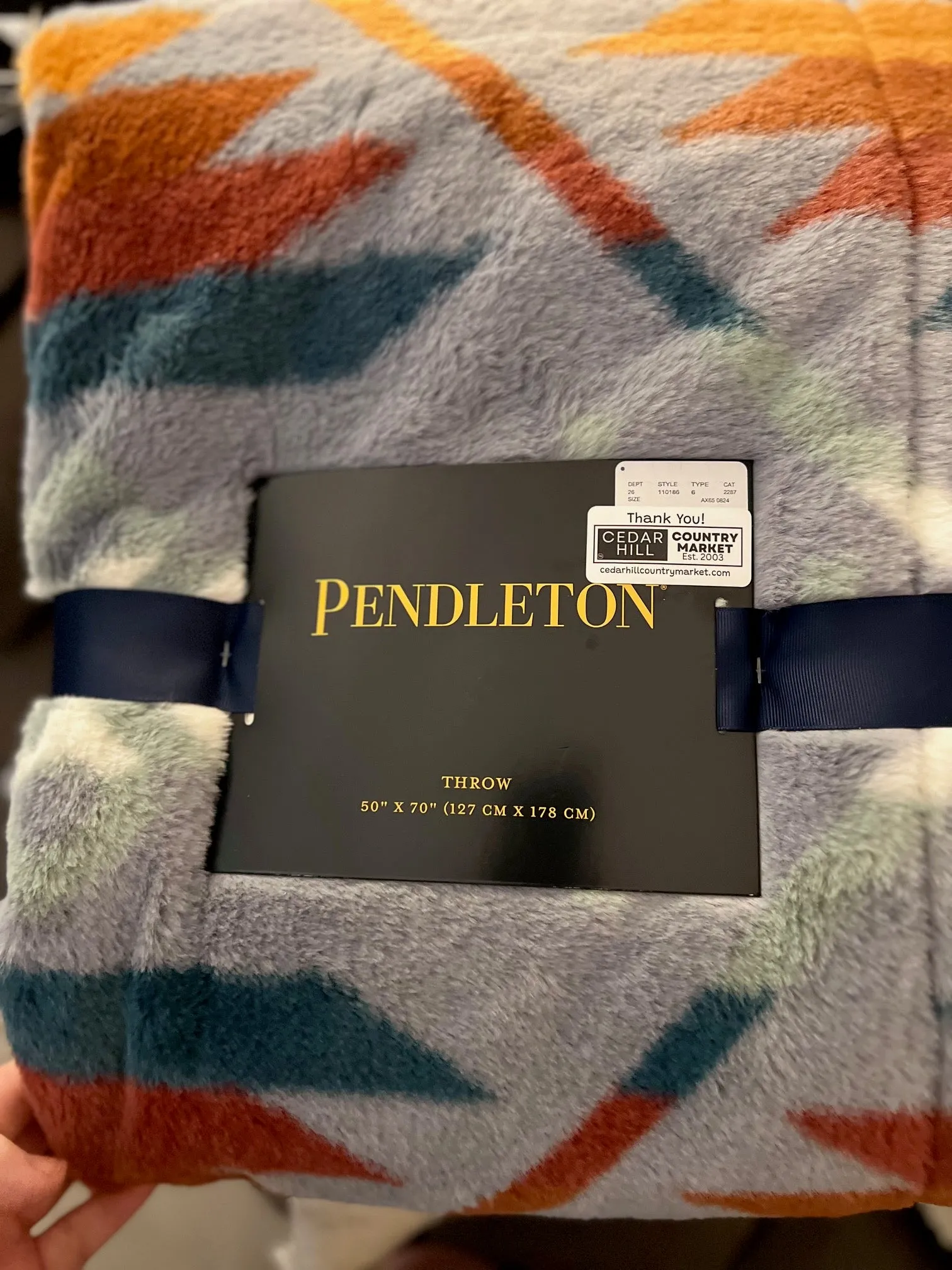 Western Aztec - Pendleton Blankets 50" X 70" Sherpa Blankets