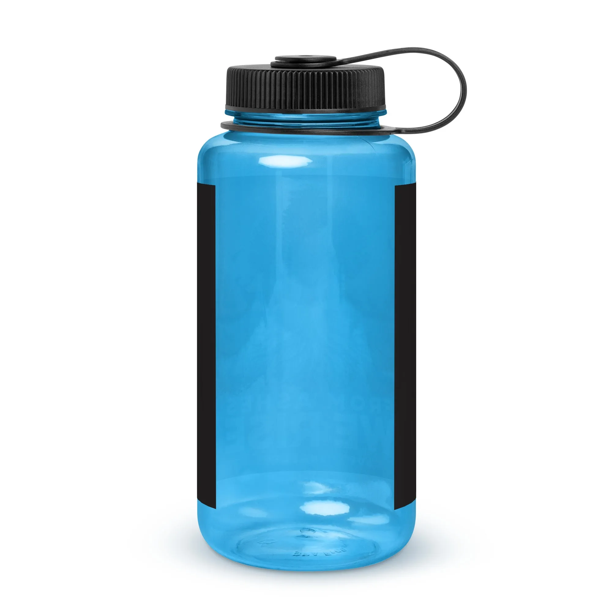 Wide mouth plastic water bottle