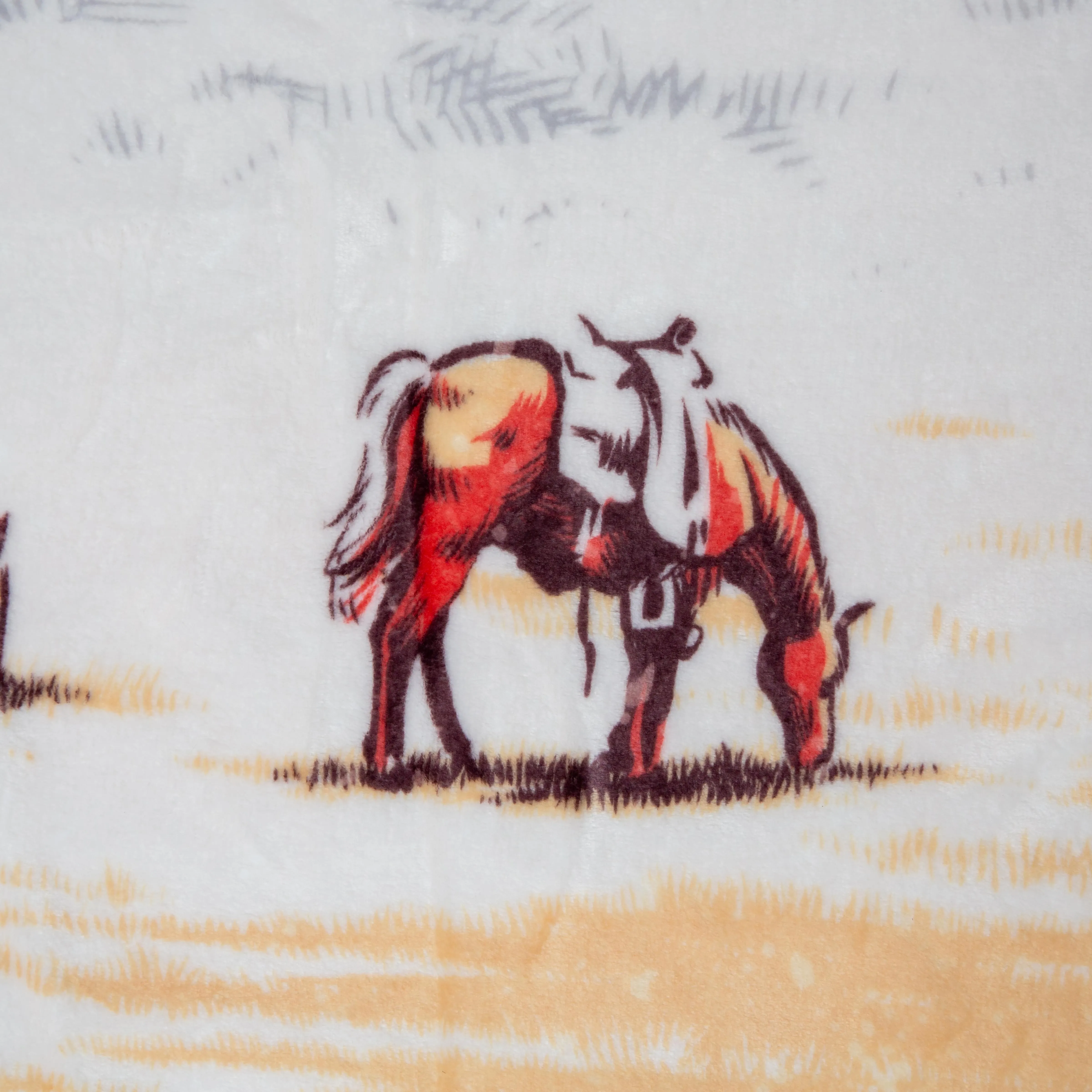 Yellowstone "Protect The Family" Raschel Throw Blanket | 45 x 60 Inches